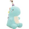 Mislaxy Dinosauro Peluche Kawaii Giocattolo Simpatico Cartone Animato Dinosauro Bambola Peluche Animale Regalo di Compleanno Natale,30 cm (Blu)