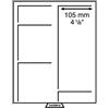 Leuchtturm 322066 Coin Box XL - Divisione Flessibile degli Scomparti, Dimensioni Interne: 105 x Flessibile x 22 mm, Scomparti Quadrati - Colore Fumo