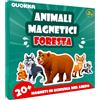 Quokka Gioco Magnetico Bambini 2 3 4 Anni - 20+ Pezzi Puzzle Magnetico Foresta - Gioco da Viaggio per Bambini in Aereo - Educativo Giocattoli Regalo dai 1 ai 5 Anni