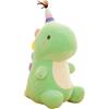 Mislaxy Dinosauro Peluche Kawaii Giocattolo Simpatico Cartone Animato Dinosauro Bambola Peluche Animale Regalo di Compleanno Natale, 30cm (Verde)