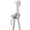 VALAZ Rubinetto Bidet a Muro Cromo | Doccia Igienica WC, Acqua Fredda e Calda, Risparmio Acqua | Installazione Facile e Veloce | Ottone, Inossidabile, Elegante, Rotondo, Serie Guadiana
