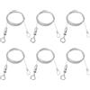 QWORK ® Cavo per Appendere Quadri, Filo di Sospensione 2m x 1.5mm in Acciaio In