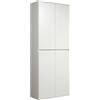trendteam smart living Nevada Armadio Multiuso, Legno ingegnerizzato, Bianco, 74 x 191 x 34 cm