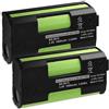 mtb more energy 2x Batteria compatibile con Sennheiser BA2015 per Mikroport System 2015, SK2015, EK2015 - Evolution Wireless G2, G3,G4 Serie - Tourguide SK2020-D [Ni-MH - 1600 mAh - 2.4V]