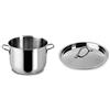 Lagostina 010715020424 Every Pentola, Acciaio Inox, Diametro 24 cm, 7 Litri, Altezza 17,3 cm & Coperchio Every Acciaio Inox 18 10 Cm22 Pentole e Preparazione Cucina, Inossidabile, Argento, 22 cm