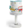 Dalber Lampada da tavolo o comodino per bambini Baby Travel automobili, 61681N, G4-4W LED - Lampadina inclusa