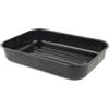 Russell Hobbs CW11431 42cm piatto di rostiera in smalto profondo, rostiera forno, tortiera con coperchio forno, facile da pulire e lavabile in lavastoviglie, teglia quadrata per brownies, nero