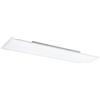 Eglo Lampada da soffitto Led Salobrena-B, metallo, plastica bianca, pannello Led con telecomando, colore della luce regolabile (caldo - freddo), RGB, dimmerabile, L x L 120 x 30 cm