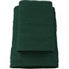 Jenny Sesal Set Asciugamani THE COLORS, Set di due asciugamani da bagno Viso e Ospite VERDE PINO Cotone - Spugna di alta qualità proveniente da Portogallo. Viso: 50x100 cm. Ospite 38x58 cm