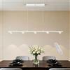 YLFXL Lampada a Sospensione, 90CM Illuminazione Focalizzata Lampadario Led Sospensione Dimmerabile 3000K-6000K, Metallica Lampadario con Telecomando per Isola Cucina e Tavolo Pranzo