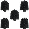 WAVEWO Testine per scopino WC in PP, ricambio per scopino WC, diametro 6,5 cm, 5 pezzi