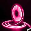 Fosingut Striscia LED COB 5 metri DC12V, 480LED/M Strisce LED Camera Adesive Flessibile,CRI90+ Rosa 2.7mm Alta Luminosità Luce Plafoniera Sottopensile Cucina per Feste,Scale,Armadio,Casa DIY Decor