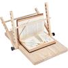 BENECREAT Supporto Pieghevole per Libri In Legno, Supporto Pieghevole Multiuso Da 40x25cm per Documenti di Libri di Testo, Spartiti Musicali, Ufficio e Cucina