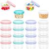 Primebox Contenitori Impilabili In Plastica Trasparente Con Coperchi – Confezione Da 2 Per Cucina, Dispensa, Frigo E Bagno - 4