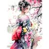 CEOVR Diamond Painting Kit Completo Donna,30x40 cm DIY Pittura Diamante Kits,Mosaico Diamanti Painting per Decorazioni Casa,Bellezza Dell'inchiostro