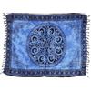 GURU SHOP Guru-Shop, Pareo di Bali, Appeso al Muro, Gonna a Portafoglio, Abito da Sarong, Celtic Jean Blu, Sintetico, Dimensione Indumenti:One Size, 160x100 cm, Parei, Teli da Mare