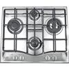 Hotpoint Ariston - Piano Cottura A Gas Pcn 642 T/ix/har 59cm-inox