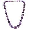 Treasure Bay Collana da donna con perline di pietre preziose naturali, collana fatta a mano