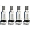 YAOPEI 4pcs Valvola tubeless in lega per TPMS Sistema di monitoraggio pressione pneumatici Sensore YPQZVEV