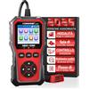 KONNWEI Dispositivo diagnostico OBD2, dispositivo di lettura universale per tutti i veicoli OBDII dopo il 1996, lettore di guasti auto con funzioni OBDII complete, adatto per BMW VW Mercedes Audi