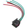 HAOTOM Connettore cablaggio fanale posteriore 6 pin cablaggio posteriore spina femmina per Audi A1 2010-2018 Q3 2011-2018 Q5 Connector harness 6Q0937702
