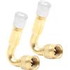 Gosknor 6pz Estensione Valvola Pneumatico, 45 90 135 Gradi Adattatore