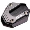 ZEXDDI Adatto per B&MW F800GS F900GS F850GS F750GS ADVENTURE Piastra cavalletto laterale per moto CNC Estensione cavalletto laterale F850 GS Adventure F 750 850 GSA F 900 GS ADV (grigio)