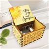 Tongyixin My Melody - Carillon in legno, da cucire, con scritta in lingua tedesca You Are My Sunshine, regalo per bambini, compagni e amici, con scritta in lingua tedesca