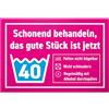 DankeDir! Das Gute Stück ist Quaranta - 30 x 20 cm Schild - Party Deko Biglietto di compleanno - Regalo di compleanno 40° compleanno 40 anni uomini e donne 40