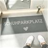 ZMDMAH Tappetino per scarpe, 35 x 100 cm, per interni ed esterni, lavabile in lavatrice, antiscivolo, grigio