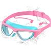 Ambienden Occhialini Nuoto Panoramici Anti-Appannamento Impermeabili UV | Visione Panoramica, Guarnizione Silicone 3D, Lenti Anti-Condensa, Uso Indoor Outdoor, Protezione UV