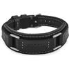 Fossil Machine JF04950040 - Bracciale da uomo in pelle nera