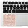 Quick Last One - Adesivo per Scorciatoie da Tastiera per Mac - Shortcut Sticker - Aumenta la tua produttività con le scorciatoie essenziali (Rosa, 1)