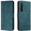 Bravoday Cover per Xiaomi Mi Note 10 Lite 5G, Flip Custodia in Pelle PU Portafoglio Custodia per Xiaomi Mi Note 10 Lite 5G, con Slot per Schede, Verde