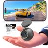 KAWA Dash Cam Mini Sferica 2K,Controllo Vocale & Telecamera Auto WiFi