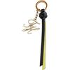 Tommy Hilfiger Donna Portachiavi Charms Script con Branding, Nero (Black), Taglia Unica