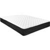 Homey Portanza Materasso viscoelastico Reversibile Sleep PRO (Lato Inverno-Estate) Rigidità-Durezza Medio-Alta, Spessore 20 cm, Memory Foam, Nero/Bianco, 135 x 190