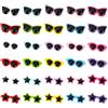 Tinoaly 60pcs Mini Occhiali Sole Artigianato, Mini Occhiali Sole Colorati Resina Flatback Decorazioni Fai te Custodie per Telefono Accessori Capelli Custodie Telefono Decorazioni per Scrapbooking