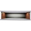 NUEIOVRW 1: 43 Diorama Auto Garage Modello con LED Lichit, Parcheggio Shoowroom Scena Modello Vetrina, Modello Auto Display Case, Diecast Auto Garage Scena Modello (MJ-06)