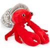 Zappi Co Peluche Morbido e Cuddly per Bambini - Parte della Collezione di Animali Safari, Perfetto per i Bambini (Granchio Di Hermit)