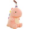 Mislaxy Dinosauro Peluche Kawaii Giocattolo Simpatico Cartone Animato Dinosauro Bambola Peluche Animale Regalo di Compleanno Natale, 30 cm (Rosa)