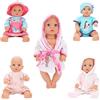 Miunana 5 Abiti Vestiti Tuta Per 36 CM - 46 CM New Born Baby Doll Bambola, Bebé Bambolotti Amore Mio E Altre Bambole 14 Pollici - 18 Pollici JC Toys, Manhattan Toy e Plus (NON INCLUDE BAMBOLA)