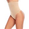 YARRCO Perizoma guaina Pancia piatta da donna, mutandine guaina intaglianti Tanga a vita alta dimagrante invisibile, Nero-alta vita, L