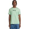 G-STAR Maglietta da Uomo Old Skool Logo R T, Verde (Birds Egg Green D25967-c812-g992), M
