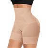 YARRCO Pantaloncino da donna, pancia, piatta, invisibile, a vita alta, guaina dimagrante, mutandine intagliate, senza cuciture, anti sfregamento, coscia Shapewear, neutro, S