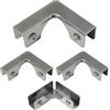 Yizzwtc 4Pcs Morsetti in Acciaio Inox 304 per Vetro, Staffe di Fissaggio ad Angolo Retto a Forma di L per Fissaggio o Acquario Fai Da Te (per Vetro di Spessore 8-10 mm)
