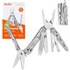 NexTool Multitool,F12 Mini Flagship 13 IN 1 Multitool Tool per portachiavi con forbici dentellate,blocco di sicurezza,aggiornamento in acciaio 80CrMoV14 per EDC,outdoor e fai da te,regalo per uomini