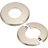 PATIKIL Flangia Divisa a Parete, 51mm Copriforo con Piastra Autoadesiva Rotonda in ABS Copri Tubi Termosifoni Copertura per Decorazione Rubinetto Tubo Acqua Bagno Cucina, 2 Pezzi, Oro