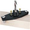 VANROUG Kit di tasselli autocentranti, set di strumenti professionali per la lavorazione del legno fai da te, maschera per foro per mensola galleggiante, guida per trapano per foratura e marcatura