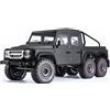 Amewi AMXRock RCX10.3B Scale Crawler 6x6 Pick-up 1:10 ARTR grigio RC telecomandato